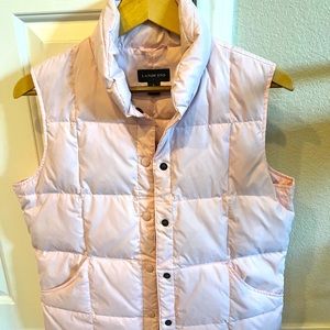 Lands End down vest